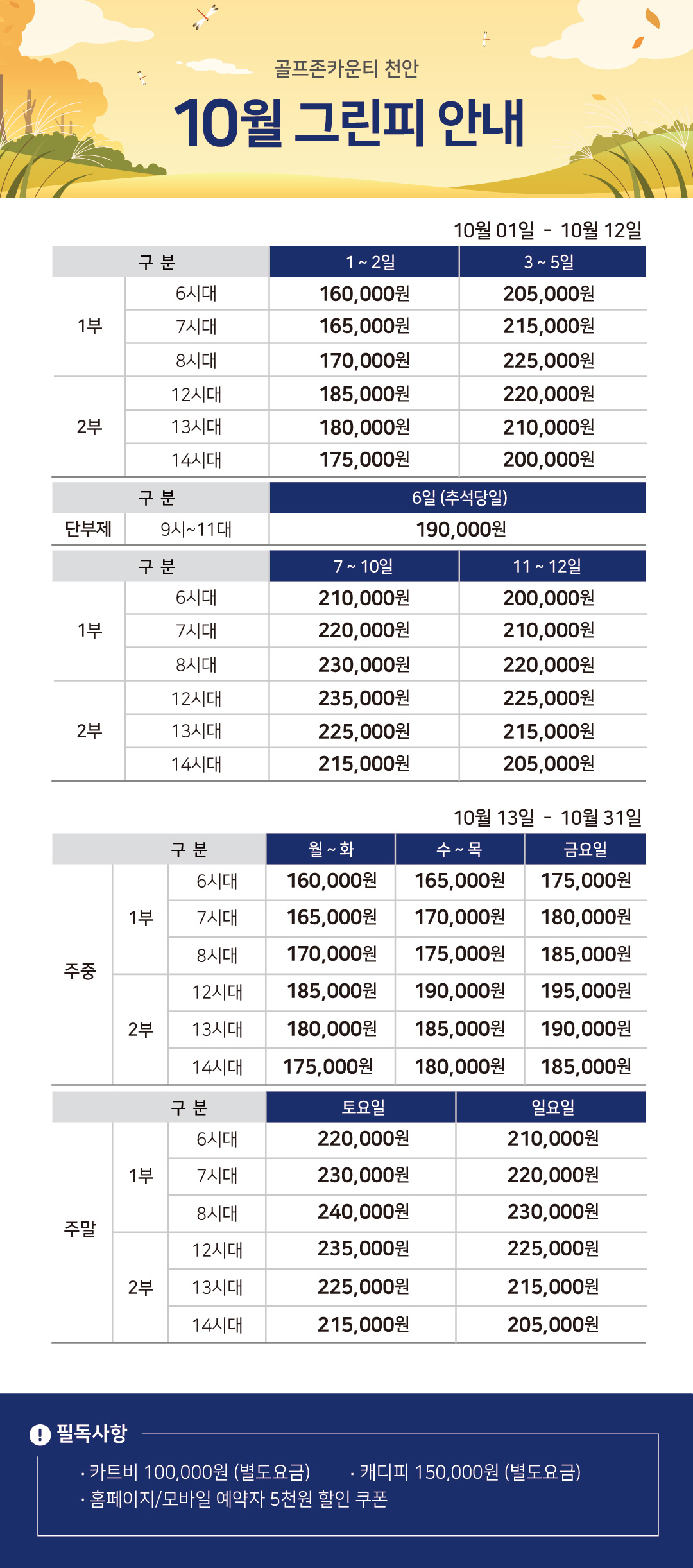이달의 그린피 안내 이미지