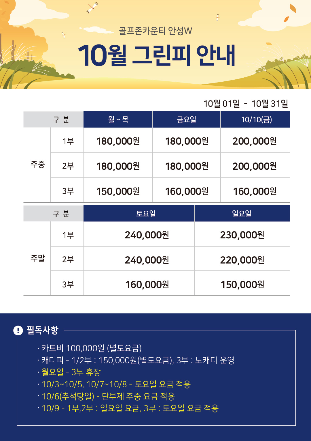이달의 그린피 안내 이미지