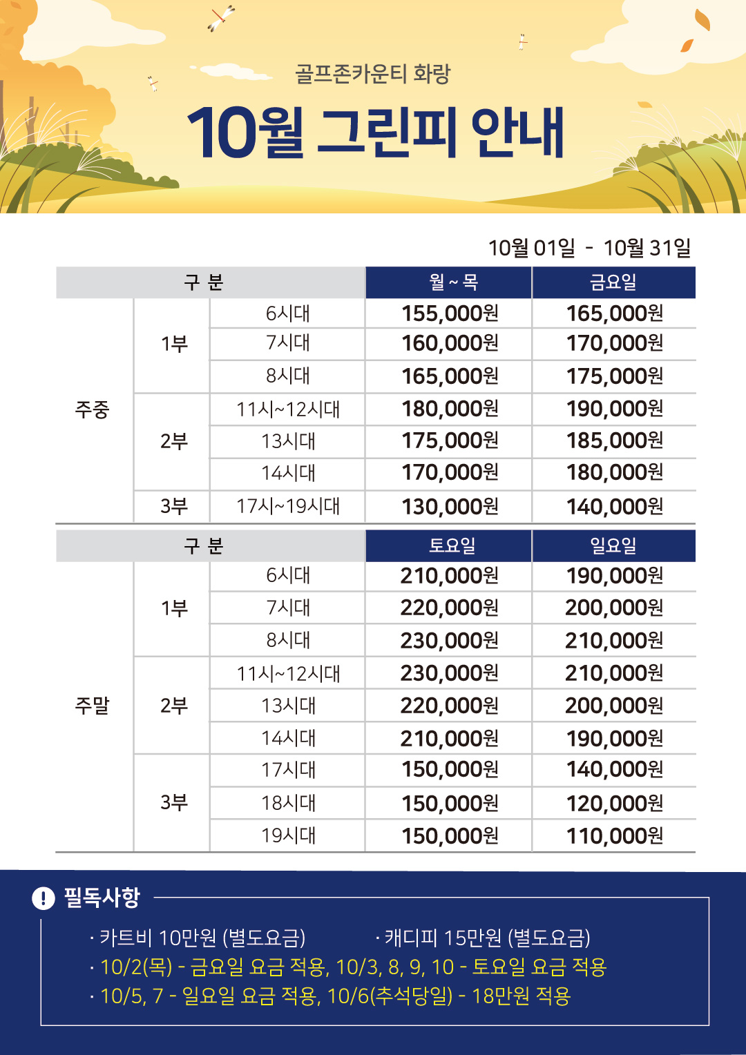 이달의 그린피 안내 이미지